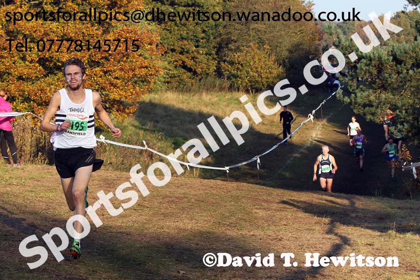 Senior men, National Cross Country Relays, Berry Park, Mansfield. Photo: David T. Hewitson/Sports for All Pics
